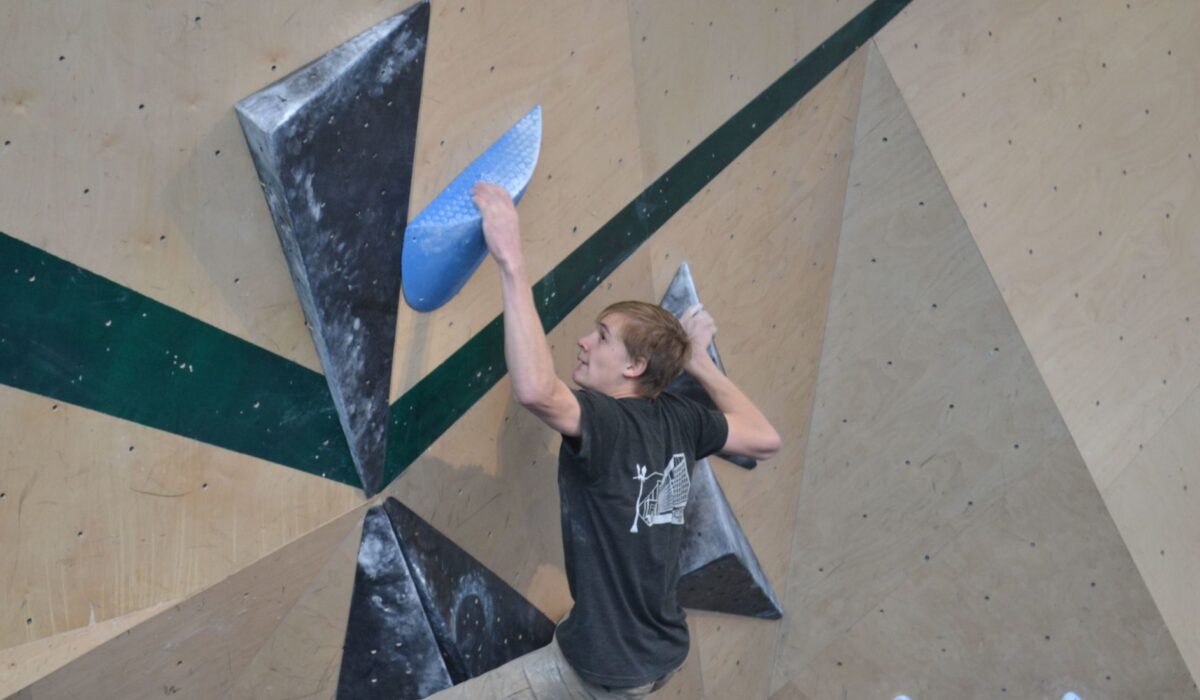Hundreds of youth climbers compete in regional bouldering championship